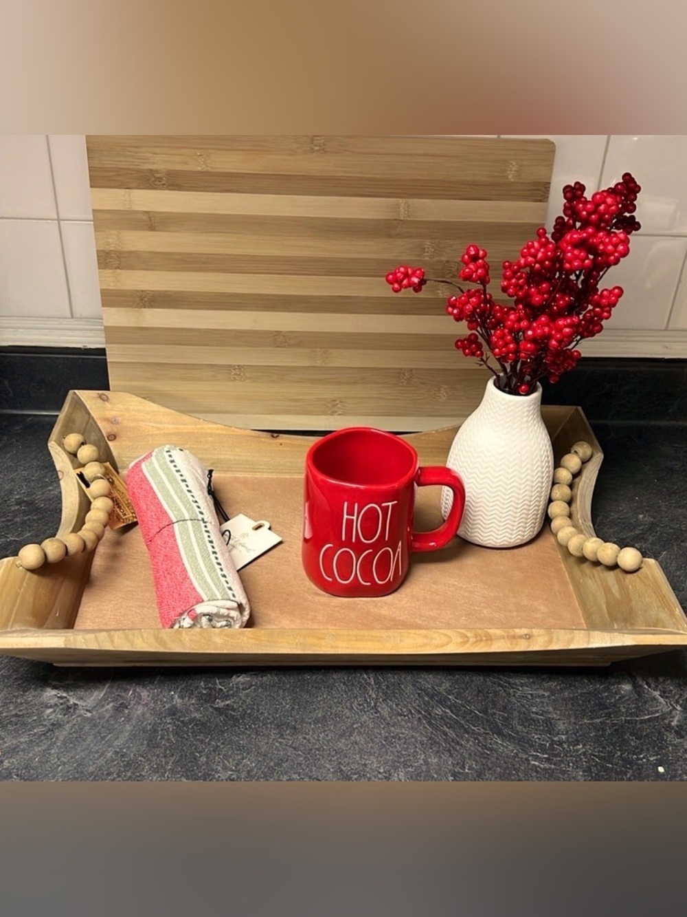 Large Wooden Tray